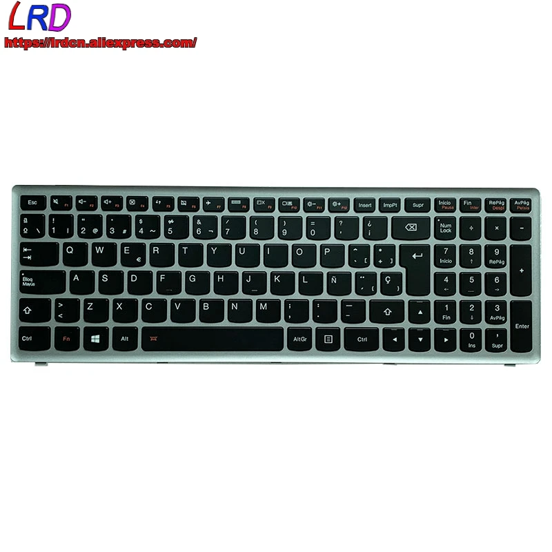 Клавиатура с испанской подсветкой для ноутбука Lenovo G500S G510s G505s S510P Flex1 15 Z510 25213684