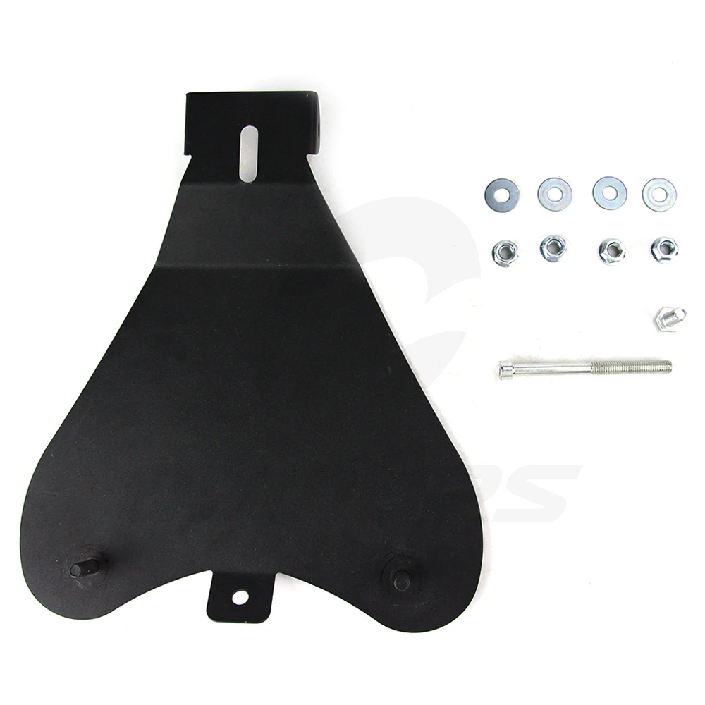 

OUMURS Motorcycle Solo Seat Leather Front Driver 3" Spring Baseplate Base Pan Bracket For Harley Honda Yamaha Kawasaki Suzuki