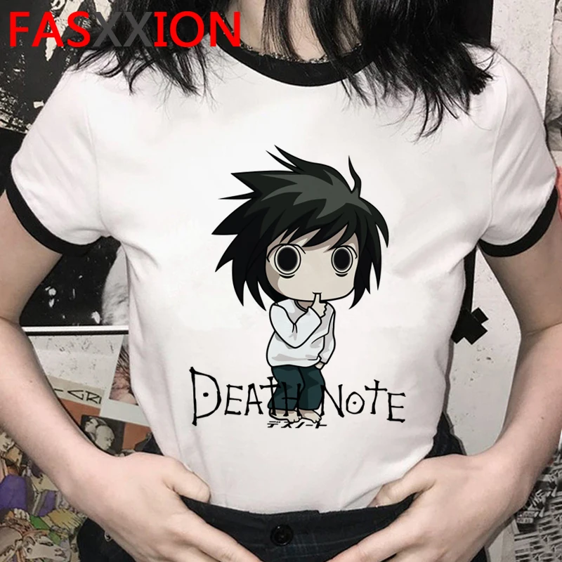 Футболка женская с принтом тетрадь смерти милая забавная футболка унисекс Риком