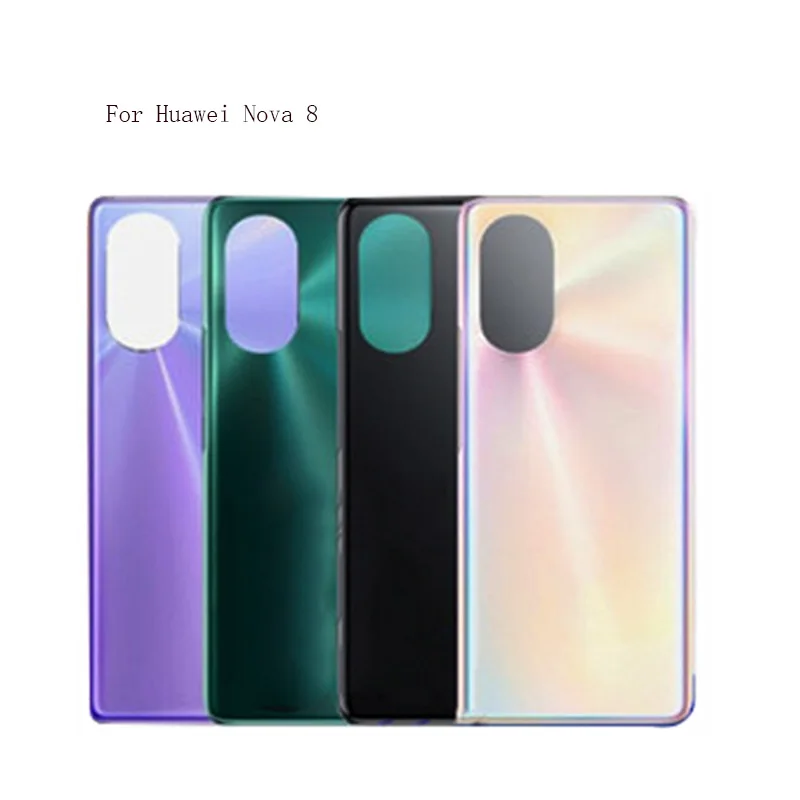 

Замена 5,57 "для Huawei Nova 8, задняя крышка батарейного отсека, Задняя стеклянная панель, задняя крышка батарейного отсека
