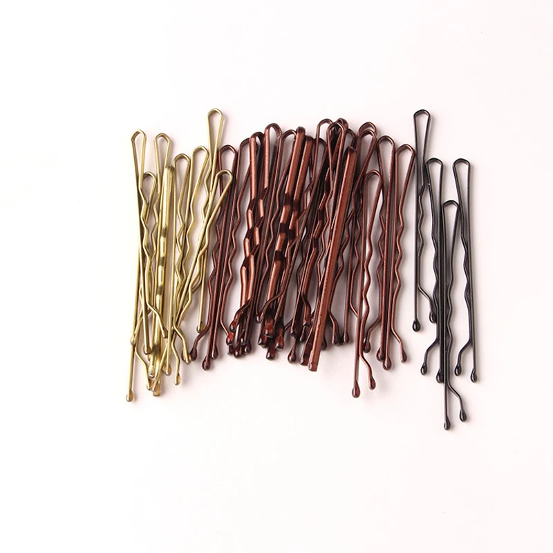 

50/100/200/500/100PCS Hair Accessories Hair Clips Curly Wavy Grip Invisible Hair Clip Hairpins Barrette Clips for Women Girls