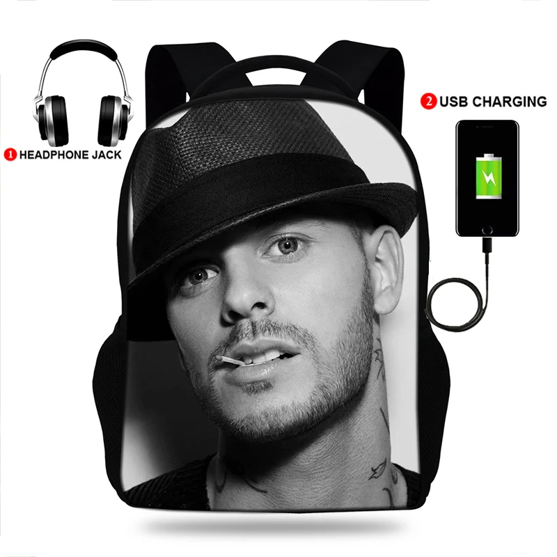 Сумка для книг с USB портом рюкзак школьная сумка мальчиков и девочек дорожный