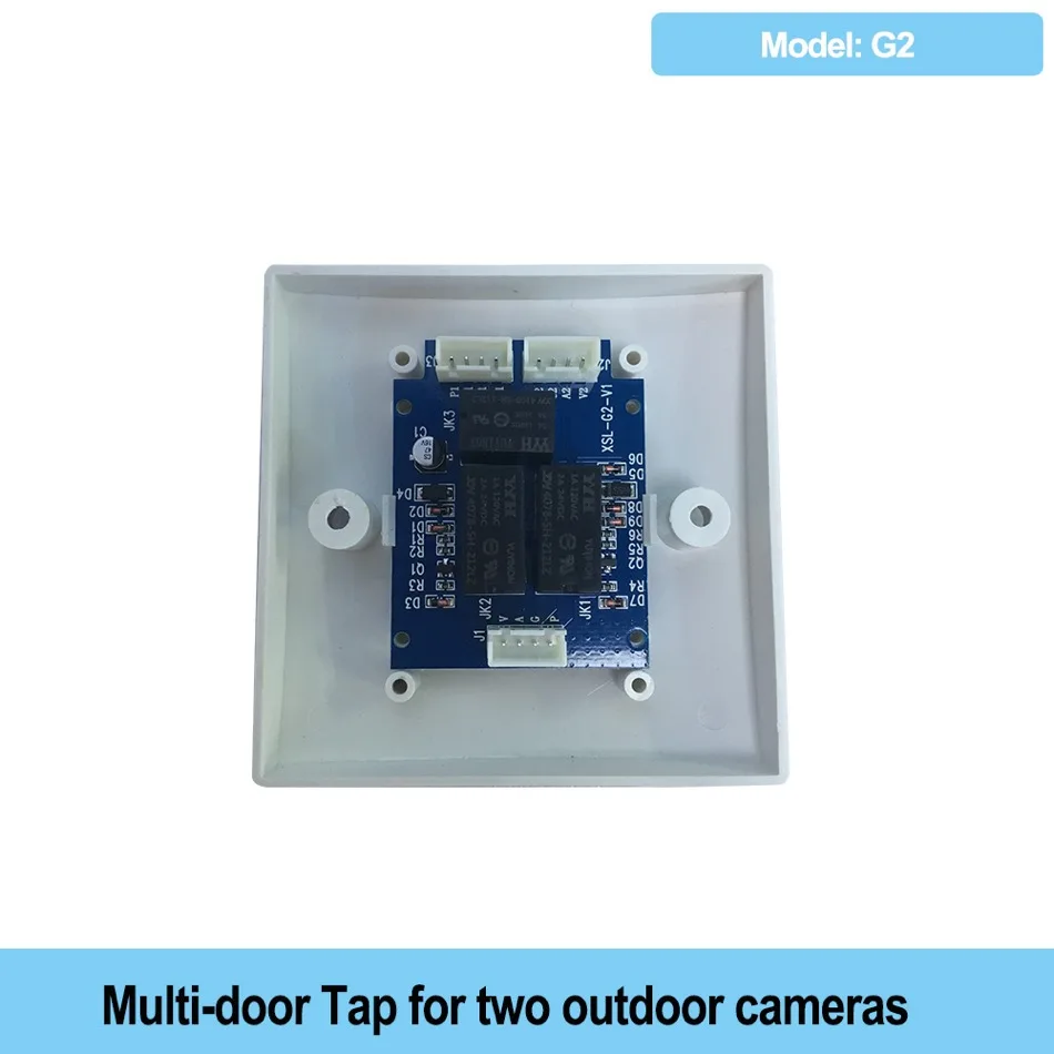 Multi-door Tap G2 Домашней проводной 7 дюймов TFT видео домофон Системы RFID Камера с 2/3/4 монитор видео домофона с несколькими точками доступа в квартире Управление - Цвет: Multi-door Tap G2