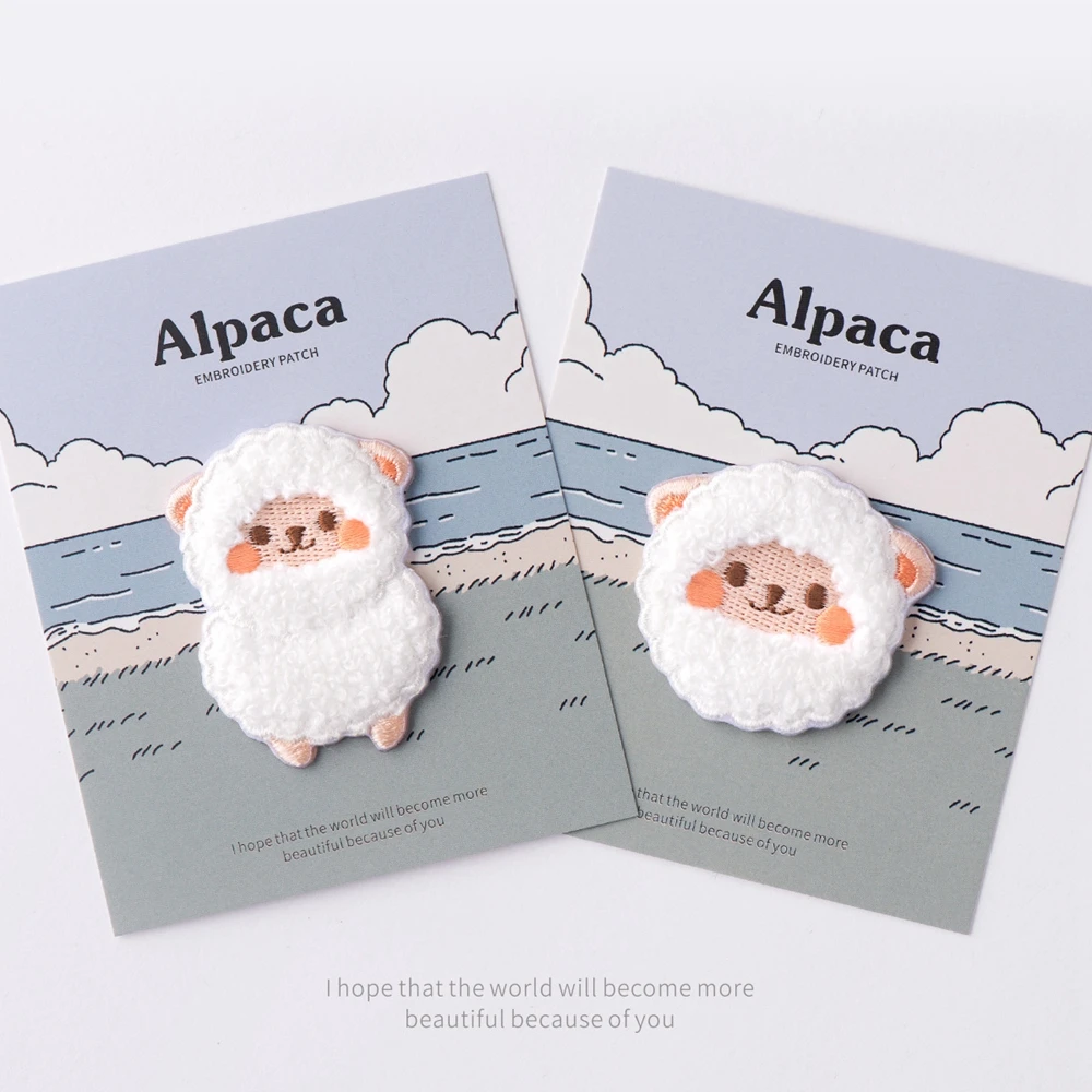 Высококачественные плюшевые нашивки с рисунком собаки медведя овцы