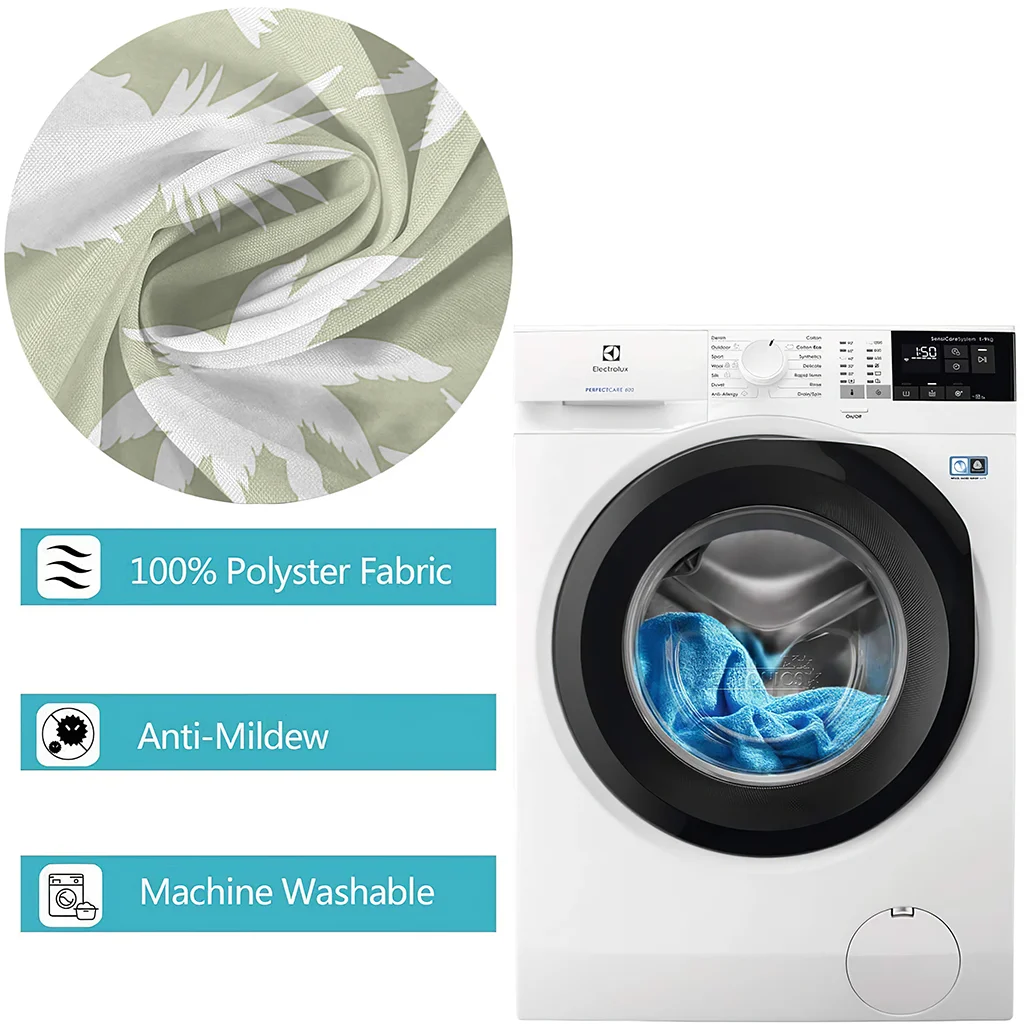 

Home Furnishing Grommet curtains Living Room Bedroom Decoration Black Silk Cloth Pineapple Pattern Printing