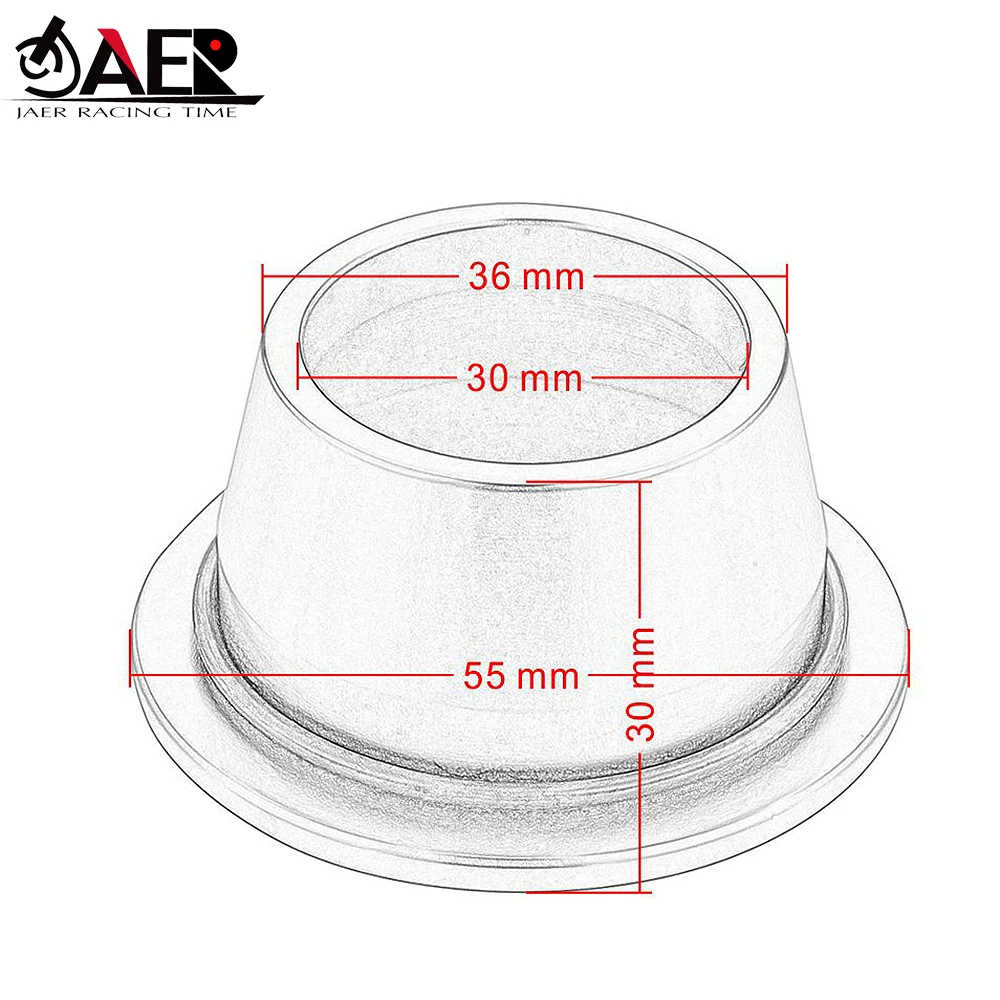 

JAER CNC Exhaust Tip Muffler Pipe Cover For Yamaha Tmax 2017-2018 Motorcycle Tail Rear Pipe Tip Exhaust Silencer Cover