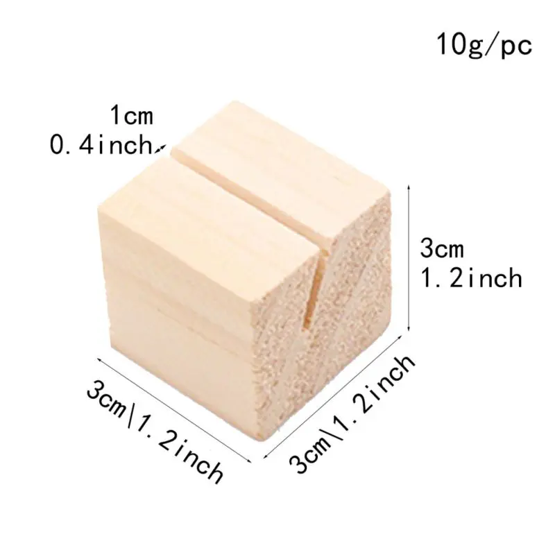 10 шт./упаковка деревянные держатели для карт|Таблички и знаки| |