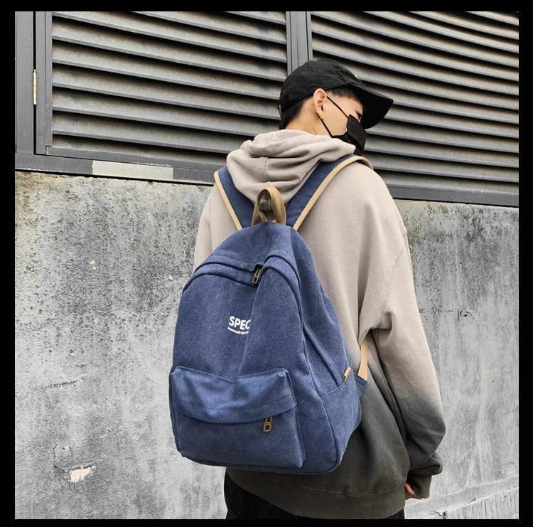 

PP2421 Hong Kong style backpack men's large capacity backpack