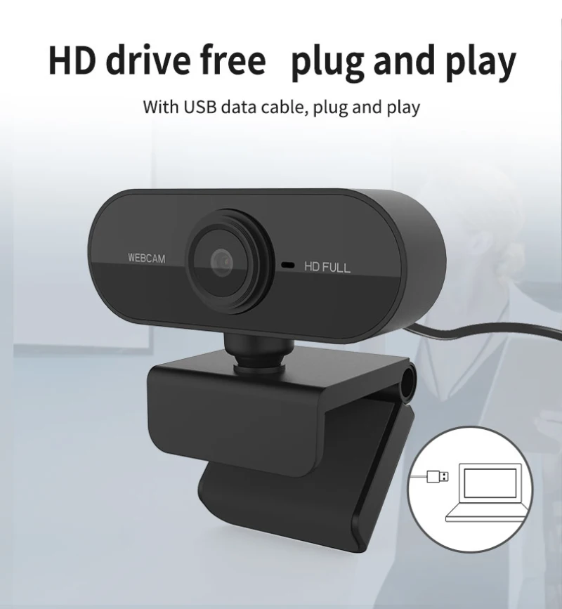 Веб камера HD 2020 P со встроенным микрофоном и автофокусом 1080|Веб-камеры| |