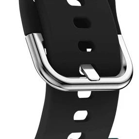 20 мм силиконовый ремешок для samsung Galaxy watch Active40MMsolid color браслет умный спортивный ремешок для samsung Watch42mm ремешок для часов - Цвет ремешка: black