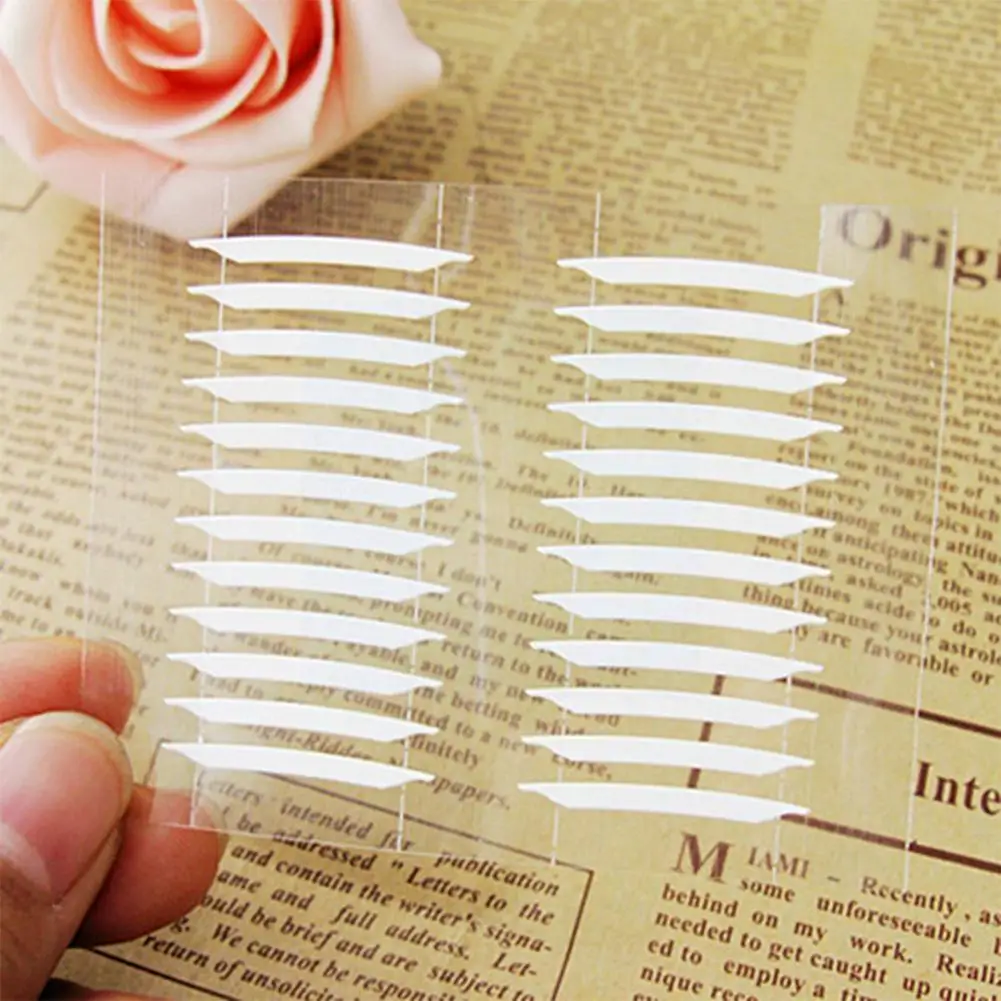 

1pc Double-sided Double Eyelid Stickers Olive Eye Stickers -angled Double Fairy Inner Stick Transparent Invisible D0y0