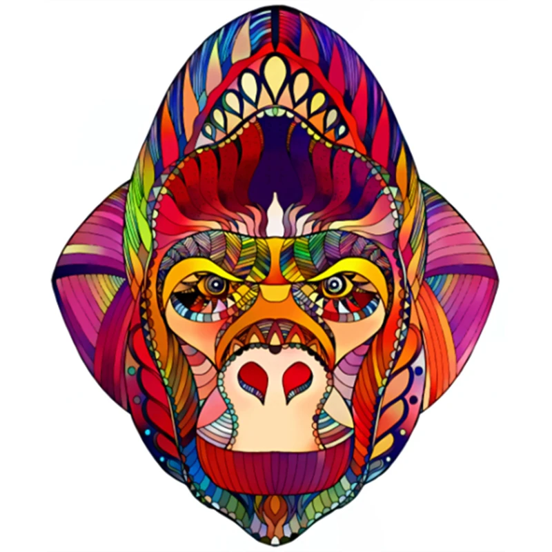 

Пазлы деревянные в форме инопланетянина, 100/200/300 шт.