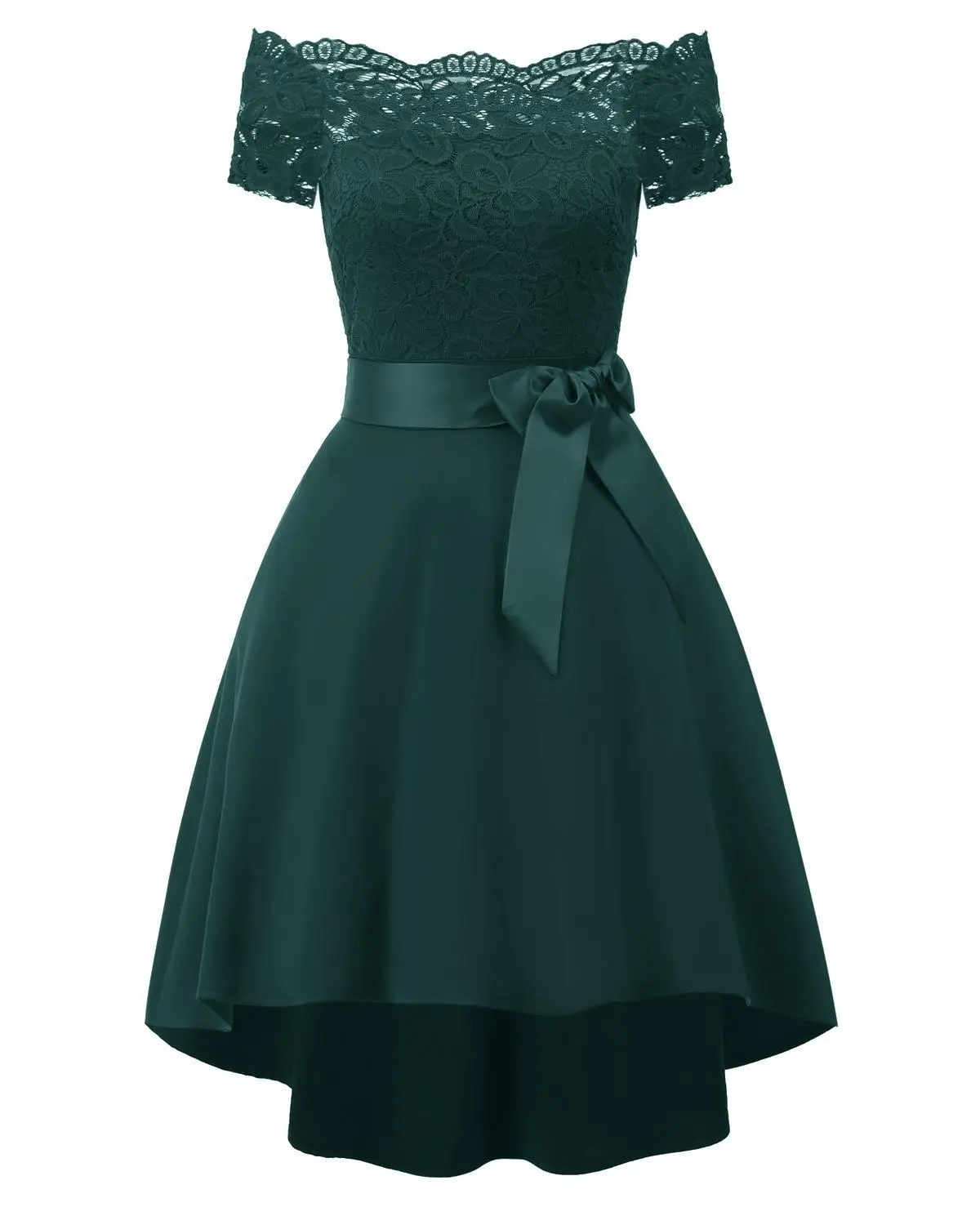 CD1613D# кружевное короткое платье для подружки невесты с бантом и вырезом лодочкой, платье для танцев, платье для свадебной вечеринки, платье для выпускного вечера,, зеленое, розовое, красное