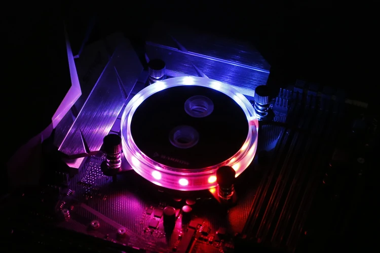 Курган LTYKB-04N-V2 для Intel Lga115x Процессор индикатор расхода воды LRC RGB v2 акриловое