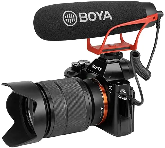 BOYA BY BM2021 супер кардиоидный направленный конденсаторный дробовик видео микрофон