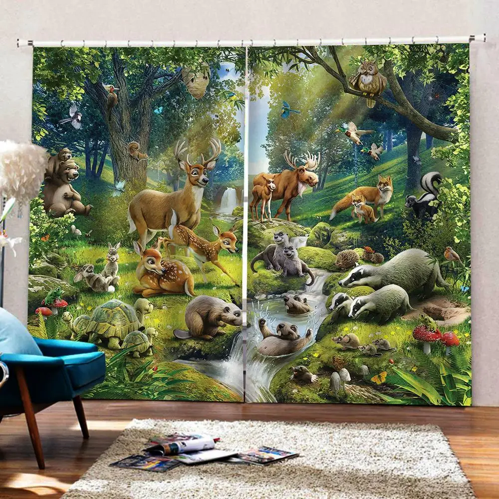 3D занавеска на окна для спальни роскошная декоративная гостиной с