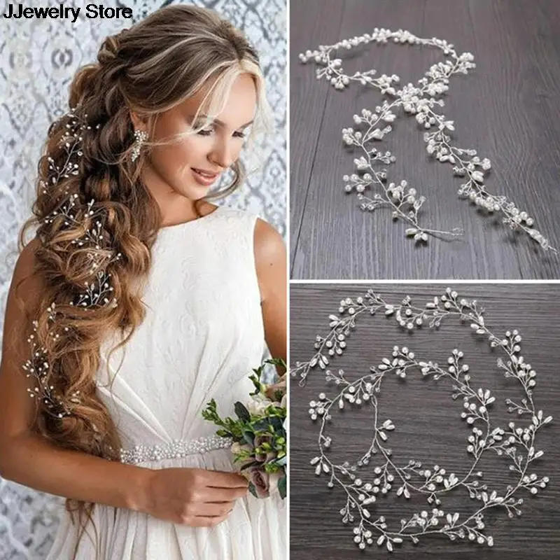 Свадебный головной убор жемчуг Кристалл повязка на голову свадебные аксессуары