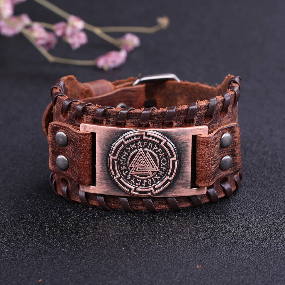 LIKGREAT стиль викингов искусственная кожа мужские брифы Черная Широкая оплетка