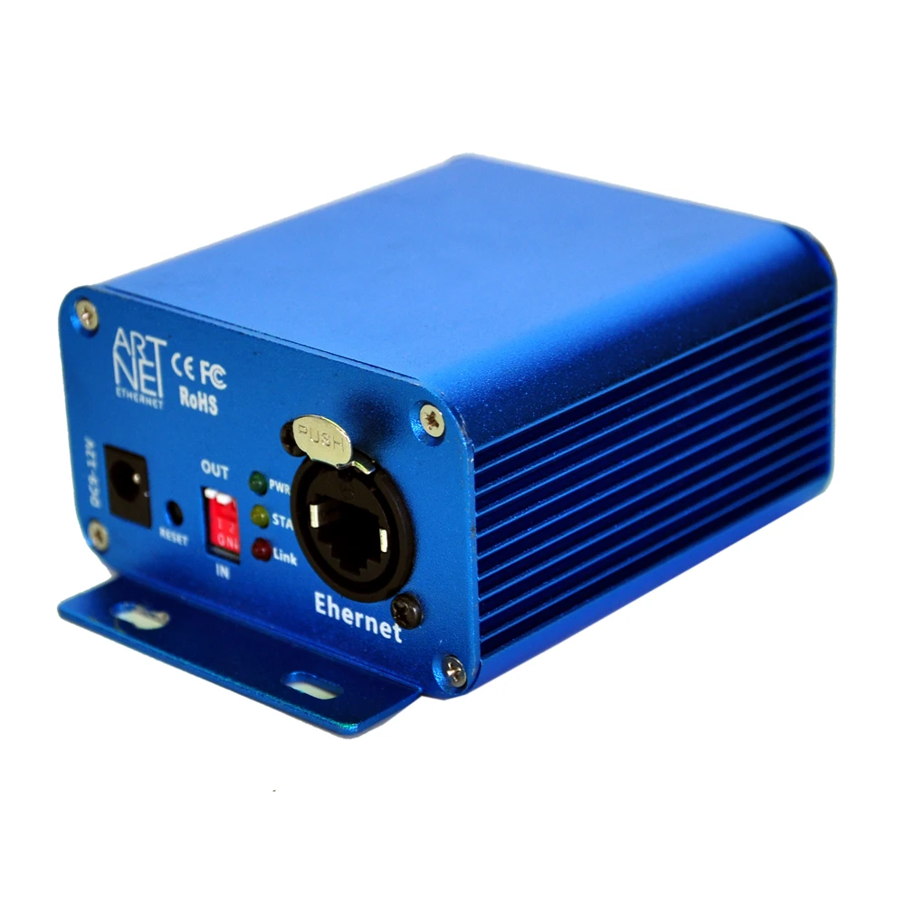 TIPTOP EL ArtNet 1024 двунаправленный с двумя портами/Φ стандартный выход DMX512 RJ45 сетевой