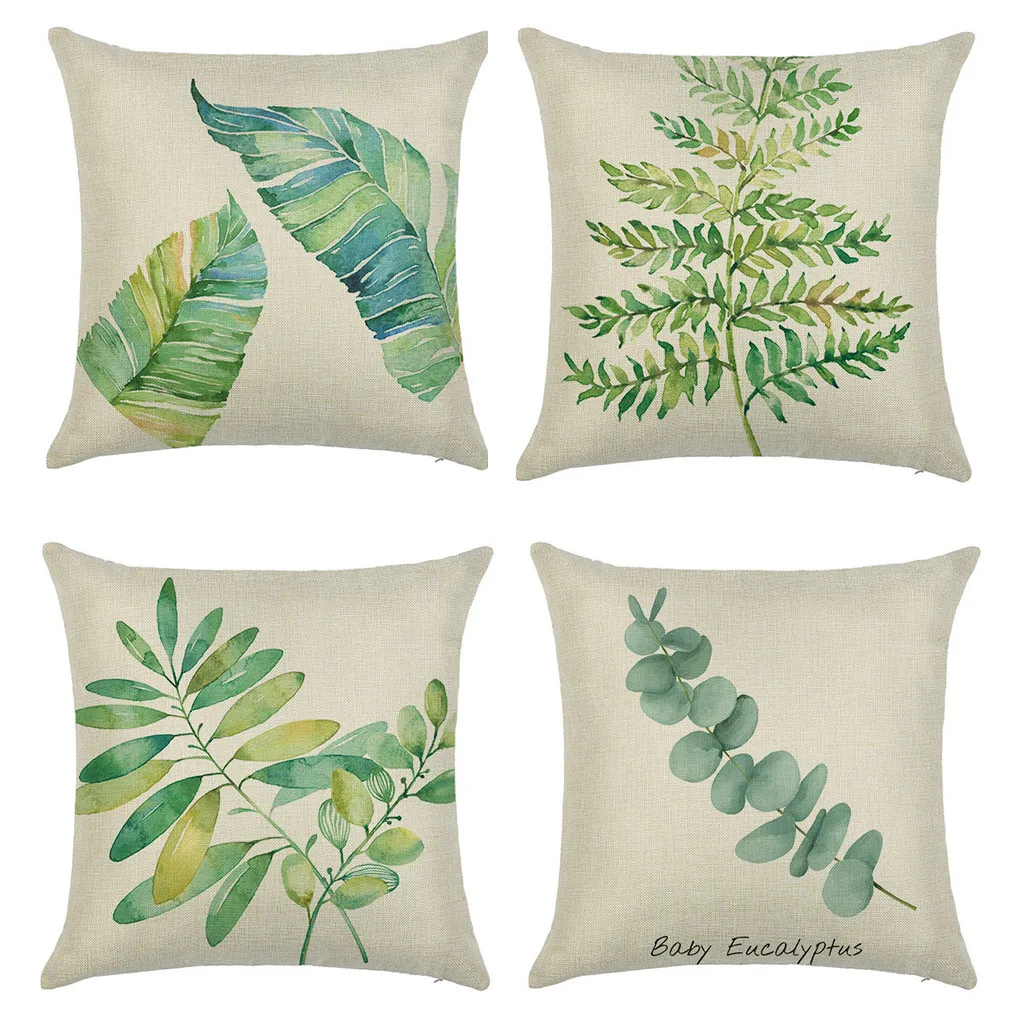 4 шт. Модный чехол для подушки с принтом s отеля дома дивана простой 45*45 см