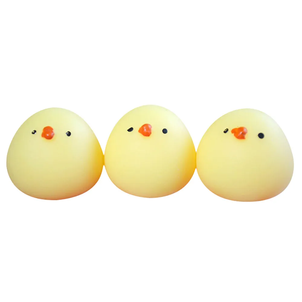 

Cute Matcha Chick Squeeze Toys Yellow Chicks Soft Squeeze Toy Stress Relief Mini Animal Release Pressure Toy For Adult Kid Gift