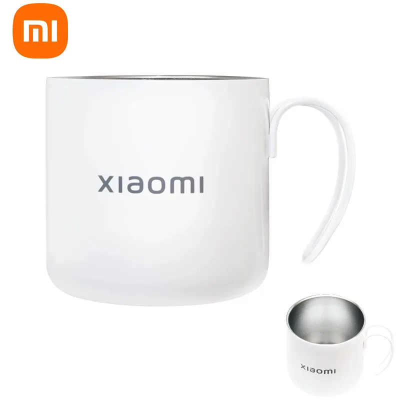 

Кофейная кружка Xiaomi из нержавеющей стали, 400 мл, портативная чашка, стакан для путешествий, чашки для кофе, молока, чая, для дома, офиса, кружки...