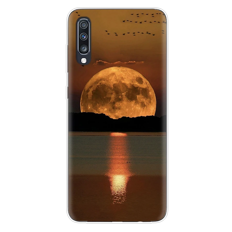 Чехол Moon Moonlight для Samsung чехол телефона S21 FE S20U A50 A70 A51 A71 A10 A20E A20S A30 A40 оболочка S10Plus A6 A7