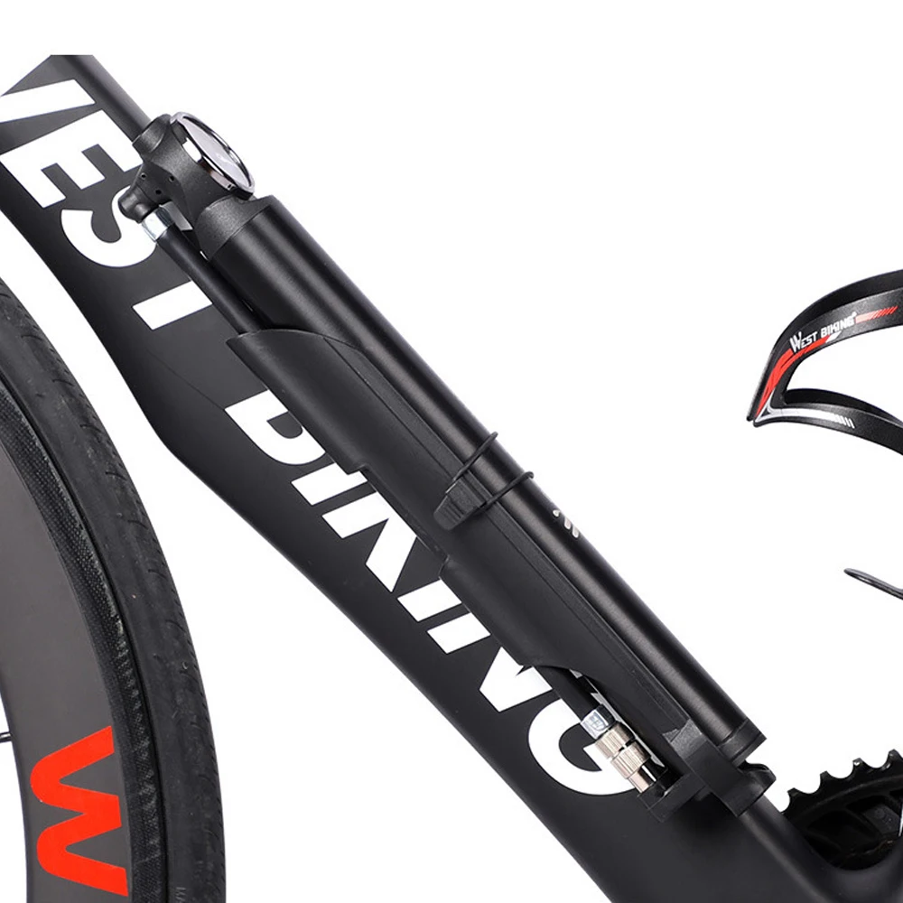 

WEST BIKING Tire Air Pump 120PSI Bike Portable Air Compressor Mini Inflator Electric Pump for Car Bicycle Tires Balls