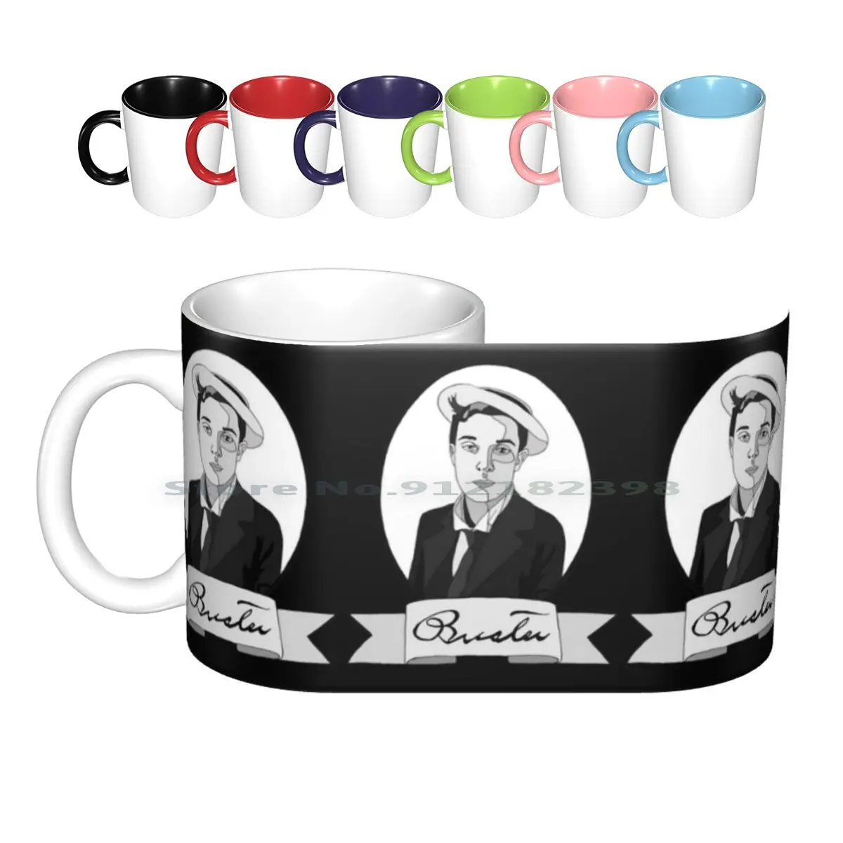 Керамические кружки Buster Keaton кофейные чашки кружка для молока и чая бесшумная