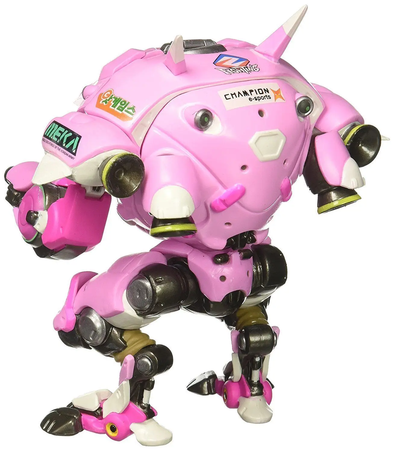 Игра OverWatche 15 см персонаж D. VA с Meka 6 &quotБадди Виниловая фигурка игрушки для