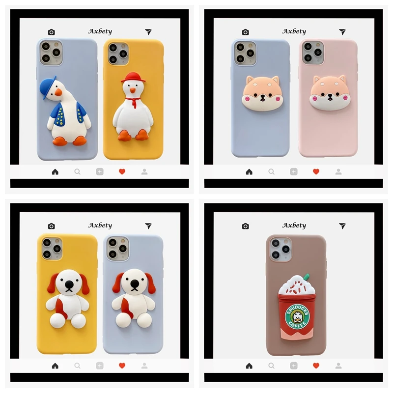 Чехол из мягкого ТПУ для Xiaomi Mi 9 Lite/CC9 CC9E 10 Pro 3D Cute Beagles Dog shuba Inu Duck сделай сам SE 8 Lite 5X |