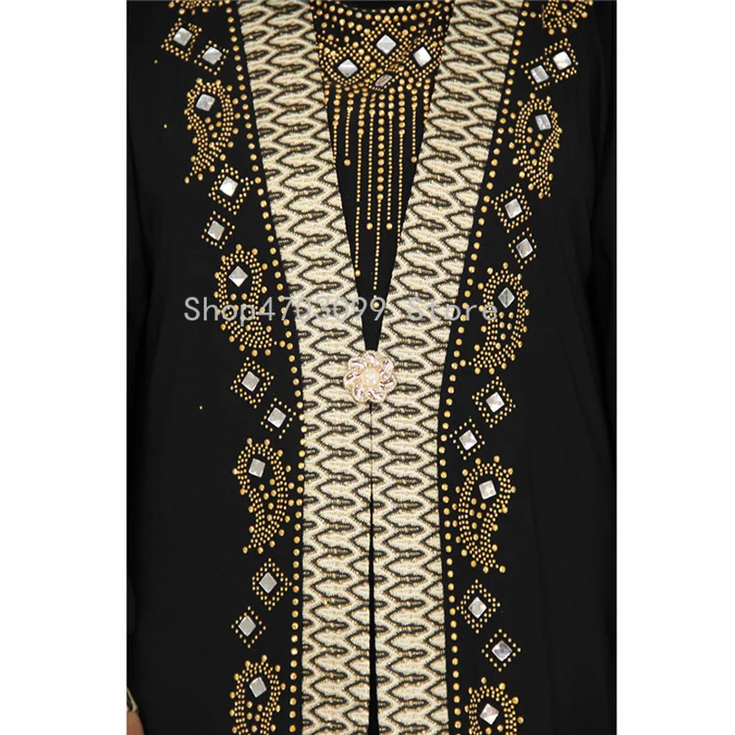 Модное арабское мусульманское платье абайя мусульманская одежда для женщин