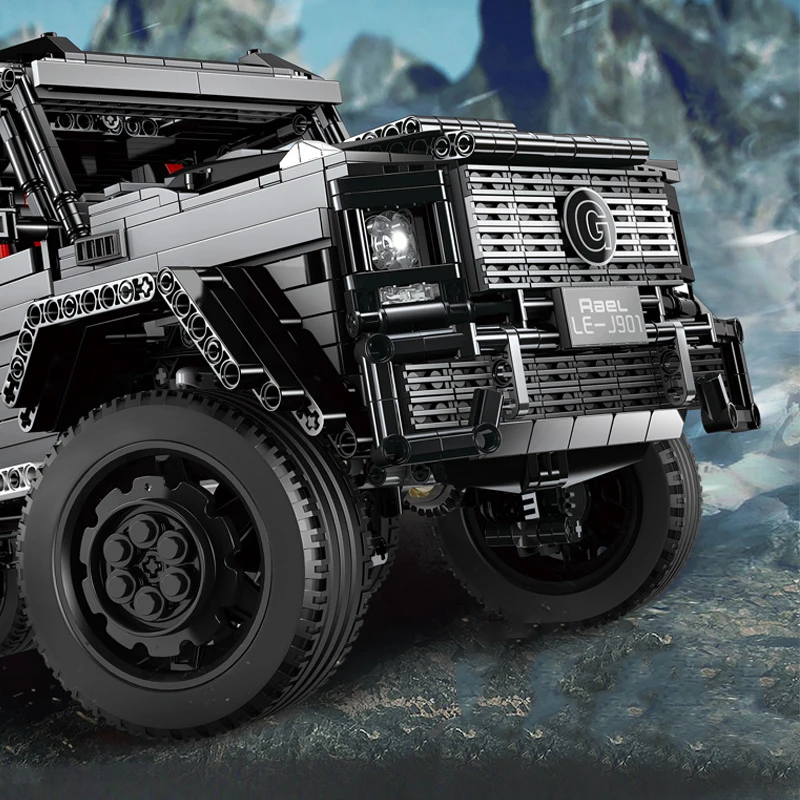 Радиоуправляемые строительные блоки автомобиль внедорожник 6x6 LAND CRUISER
