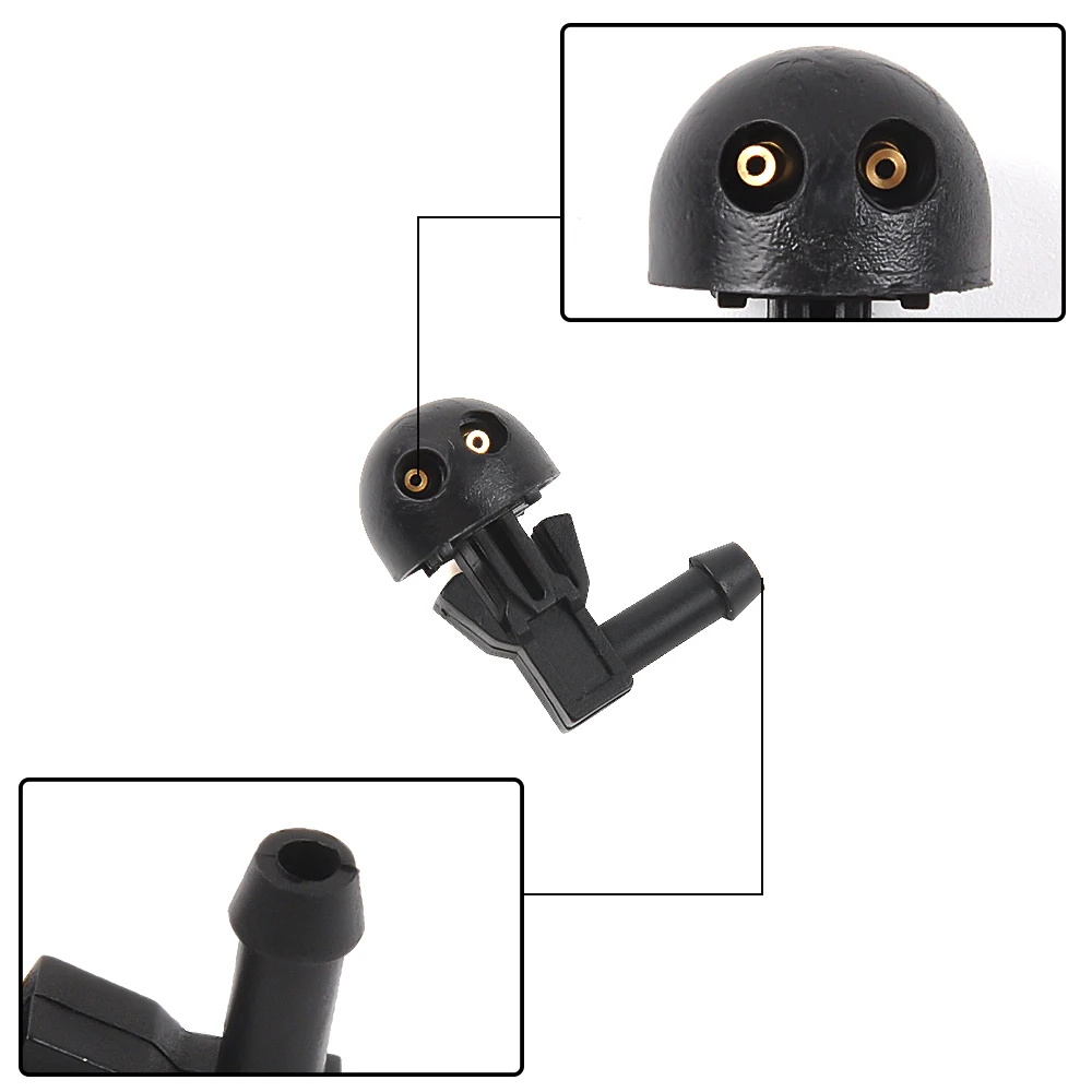 Форсунки для мытья лобового стекла Partsworld Peugeot 206 хэтчбека T1/SW/Estate заменяют OEM: 6438 J2