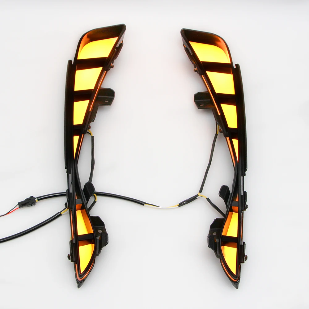 DRL Day Lights for Toyota Avalon 2019 2020 LED Daytime Running Light Fog Lamp with Turn Signal |