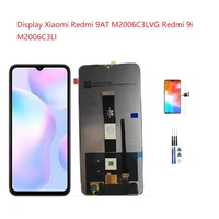 6 53 inch lcd replacement for xiaomi redmi 9at lcd m2006c3lvg lcd touch screen digitizer assembly redmi 9at display with frame