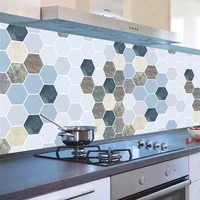 mosaic wall tile peel and stick self adhesive backsplash diy kitchen bathroom home wall sticker vinyl 3d wallpaper kitchen decor