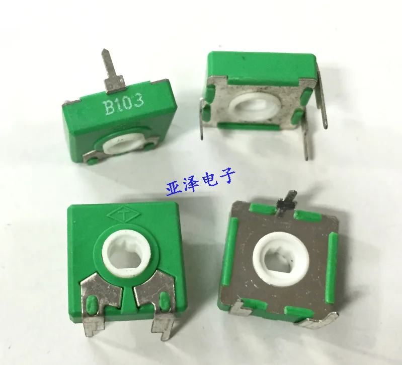 Квадратный испанский потенциометр регулируемый горизонтальный вращающийся