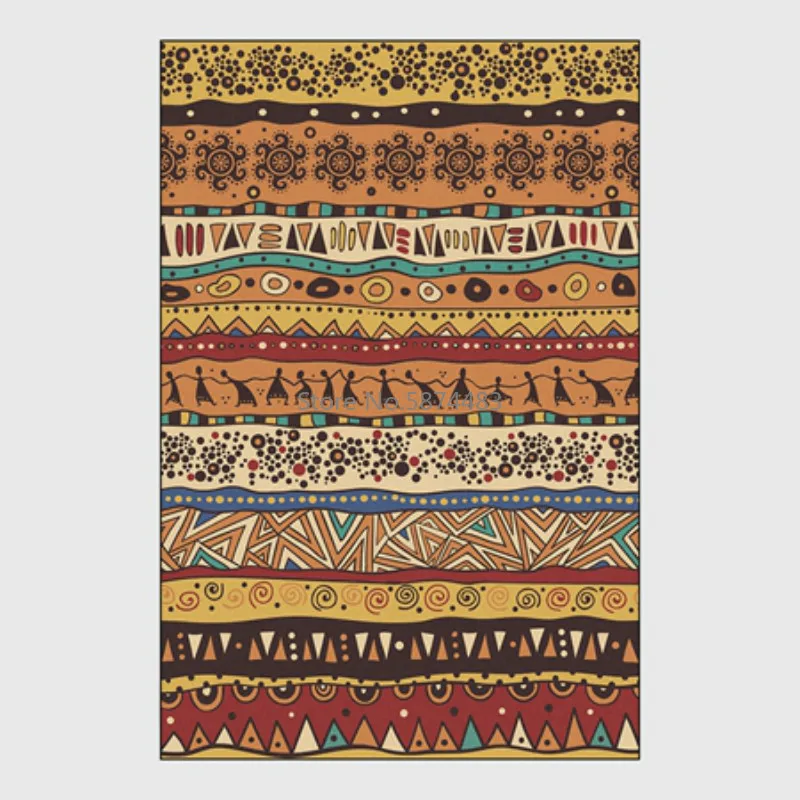 Коврики для гостиной в марокканском стиле напольный нескользящий мат спальни