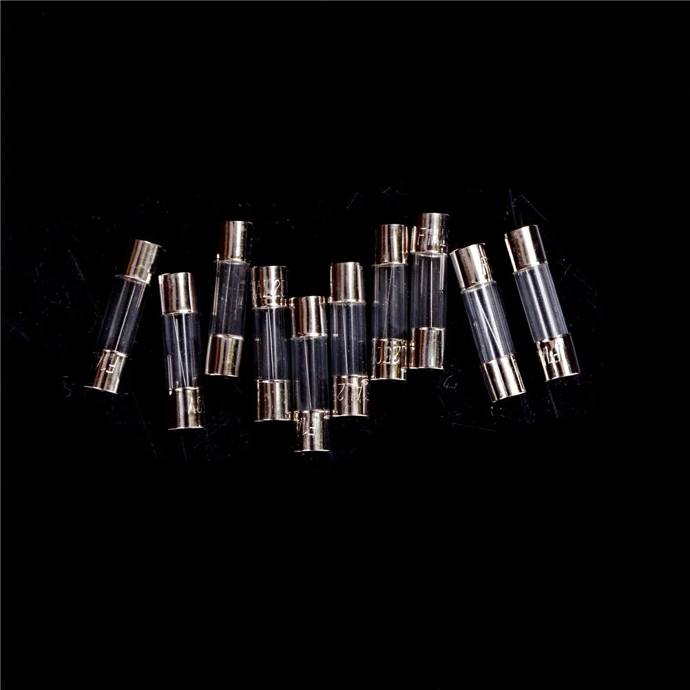 

10Pcs 5x20mm Fast Quick Blow Glass Tube Fuse Assorted Kit Fast Blow Glass Fuses 1A 2A 3A 5A 7A 8A 10A 15A 20A/250V 5*20mm