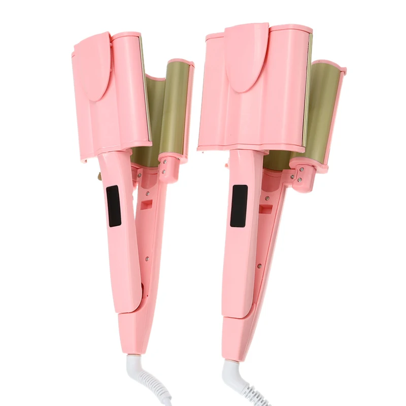 Щипцы для завивки волос с тремя керамическими трубками 26 мм 32 бигуди большими