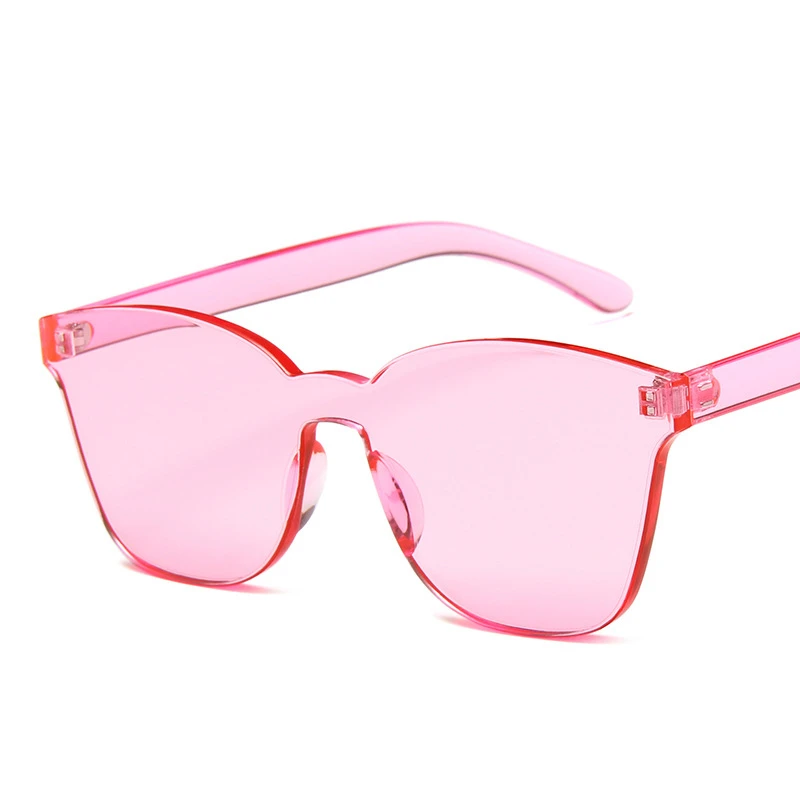Новые Сиамские модные трендовые солнечные очки цветные желейные женские