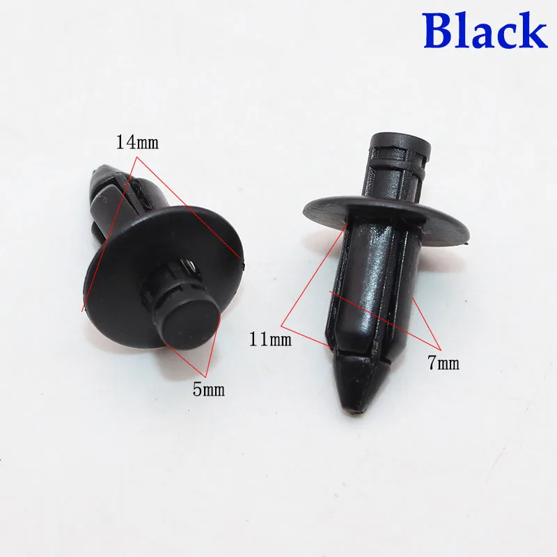 Универсальные автомобильные крепежные заклепки 50 шт. 6 мм 7 расширительные для Honda