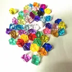 500 шт., 14*11 мм, 22 цвета, акриловые кристаллы, алмазные камни, асимметричный камень, шахматы, игровые части для настольных игр, аксессуары