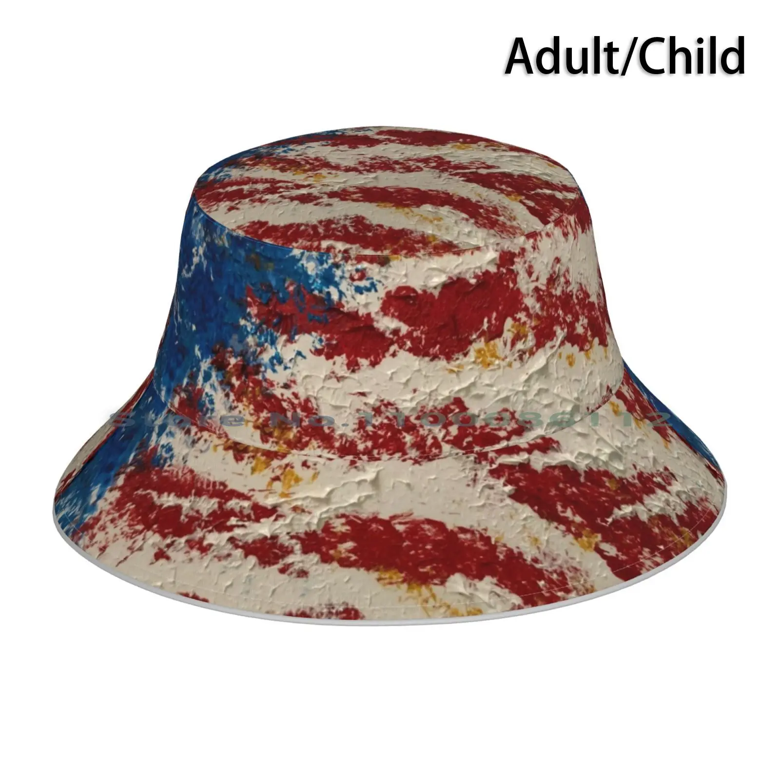 Red , White , And Blue! Bucket Hat Sun Cap Courtmrowe Cmrowe Designs Courtney Rowe Usa American Flag Face Masks Brimless