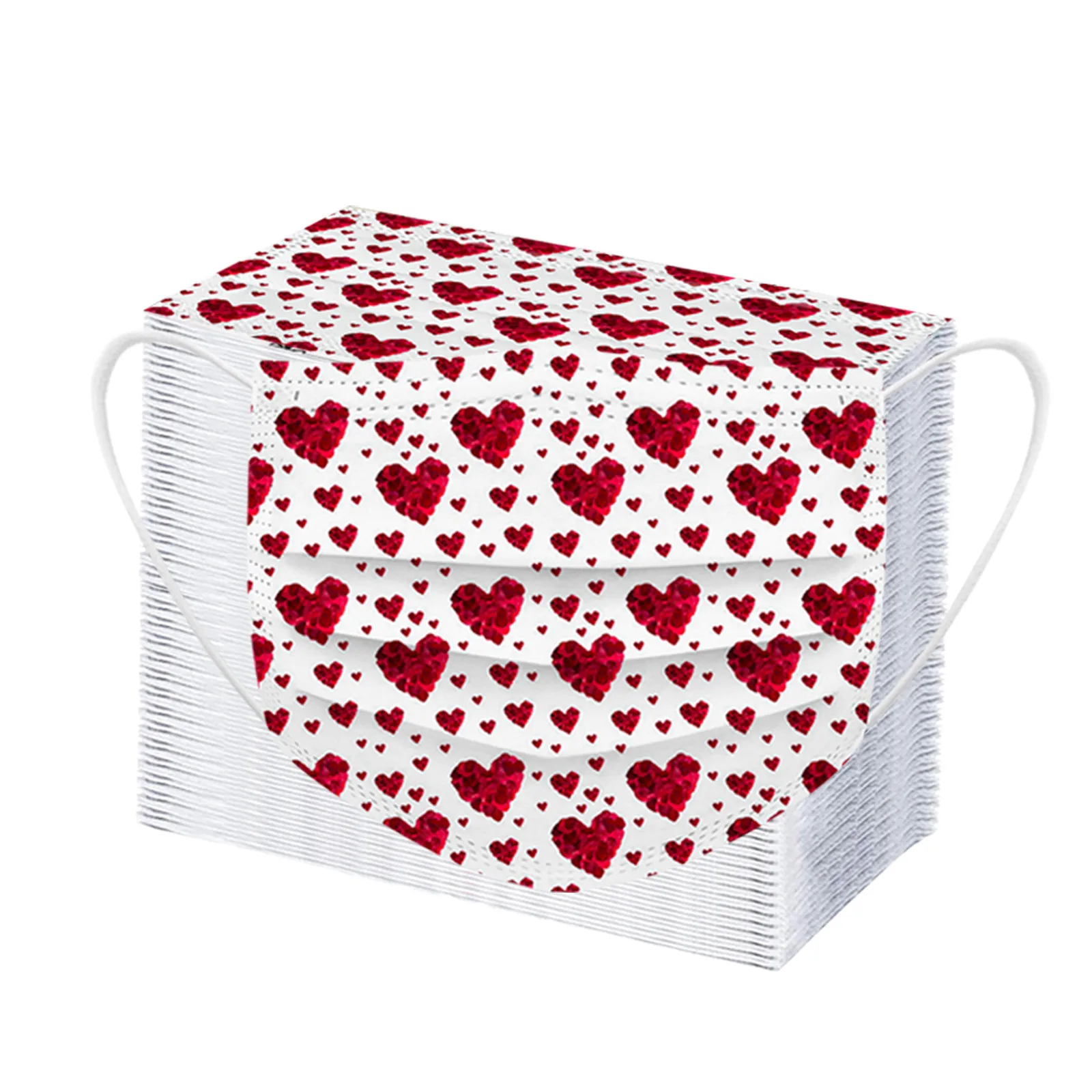 50/100 шт. Цвет граффити с принтом маски одноразовые Для женщин мужчин нетканые для