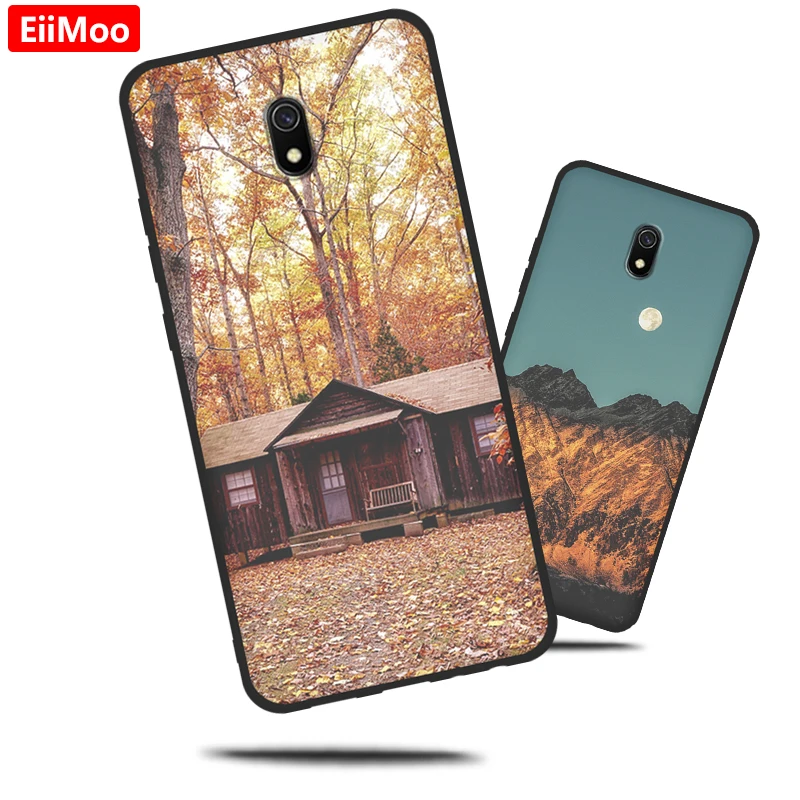Чехол для Xiaomi Redmi 8A мягкий ТПУ тонкий силиконовый матовый черный чехол 8 A 6 22 |