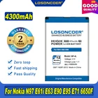 Оригинальная фотобатарея 100% мАч для Nokia E61i E63 E90 E95 E71 6650F N97 N810 E72 E52