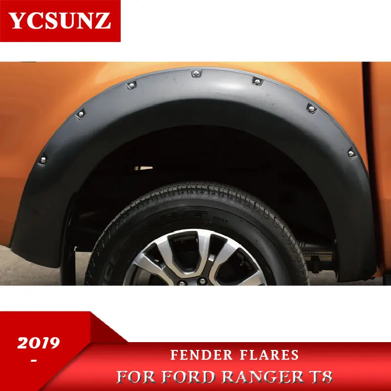 9 дюймовые арки для колес арка крыла с гайками аксессуары брызговиков Ford Ranger 2019 2020