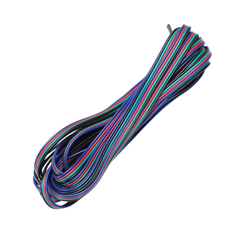 5 м 4 контактный RGB светодиодный Удлинительный провод для 3528 5050 Светодиодная лента